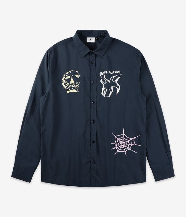 Poetic Collective Three Prints Shirt (navy)