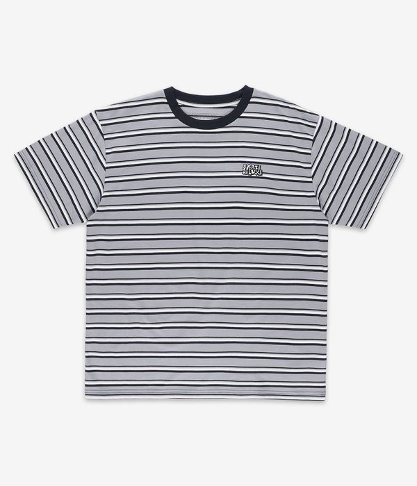 skatedeluxe Retro Striped Organic Camiseta (grey)