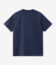Carhartt WIP American Script Organic T-Shirt (air force blue)