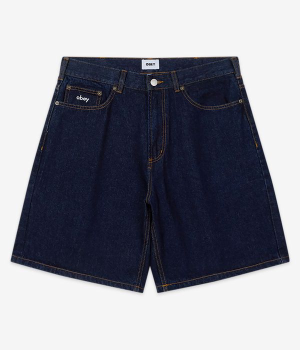 Obey Bigwig Denim Shorts (rinse indigo)