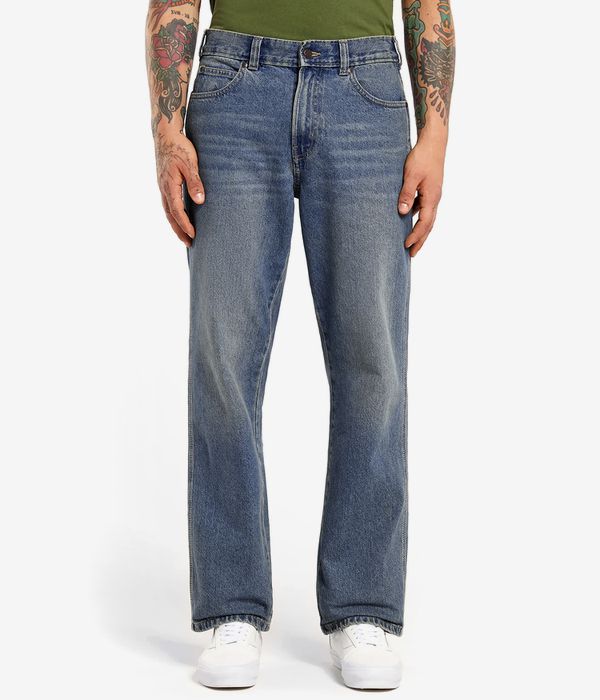 Dickies 954 Relaxed Straight Work Jeans (khaki tinted blue)