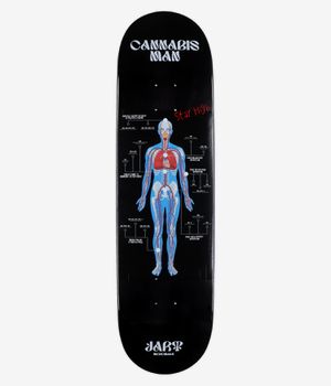Jart Stay High A Weed Cannabis Man 8.375" Planche de skateboard (multi)