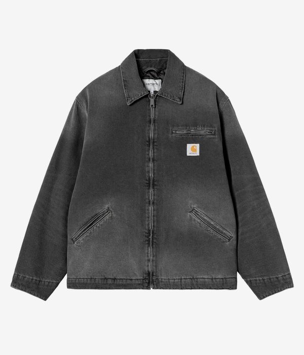 Carhartt WIP OG Detroit Cotton Bradenton Jacket (black grind wash)