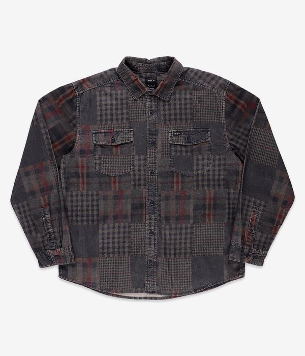 RVCA Freeman Cord Print Shirt (navy marine)