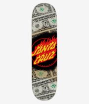 Santa Cruz Dollar Flame Dot 8" Skateboard Deck (black)
