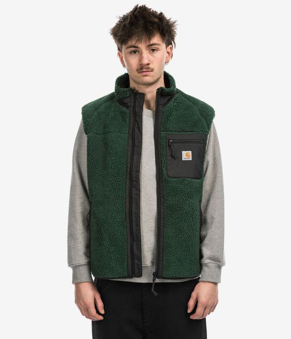 Shop Carhartt WIP Prentis Liner Vest (sycamore tree black