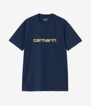 Carhartt WIP Script T-Shirt (ink air yellow)