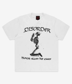 Disorder Skateboards Allow The Chaos Camiseta (vintage white)