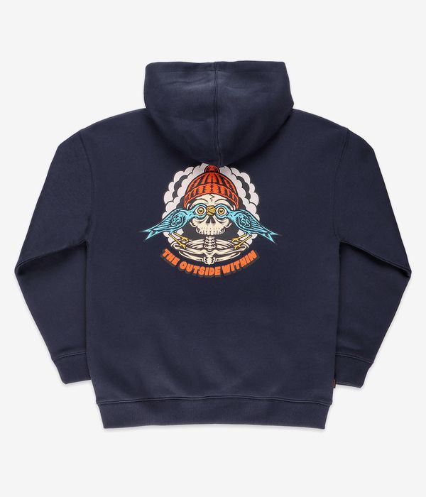 Element x Timber! Birds Eye Felpa Hoodie kids (eclipse navy)