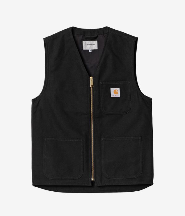 Carhartt WIP Arbor Organic Dearborn Vest (black rigid)