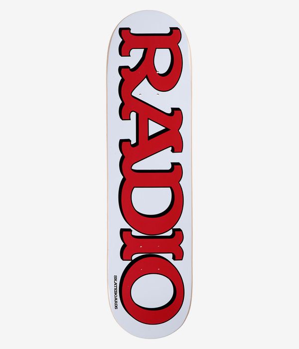 Radio Madio 8" Tavola da skateboard (white red)