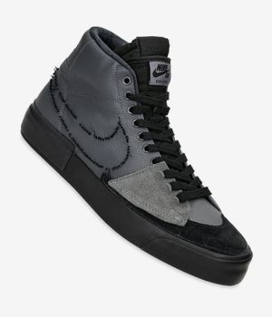 Nike Sb Zoom Blazer Mid Edge Shoes Iron Grey Black Buy At Skatedeluxe
