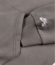 Nike SB Chest Logo Sudadera con cremallera (cave stone white)