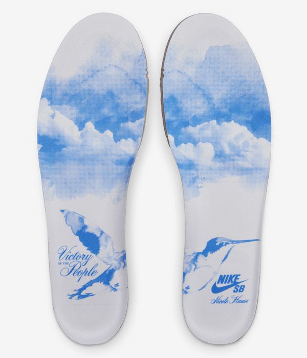Nike SB Nicole Hause x Dunk Low Pro Shoes (white university blue)