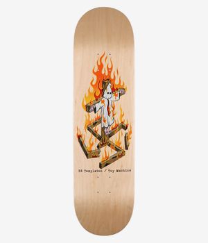 Toy Machine Templeton Charred Cross 8.5" Skateboard Deck (multi)