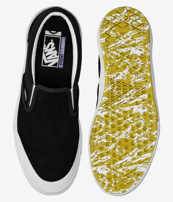 Vans BMX Slip-On Shoes (marble black white yellow)