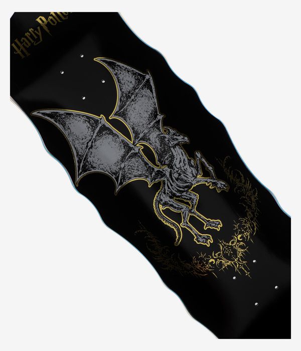Welcome x Harry Potter Thestral 10" Skateboard Deck (black gold foil)