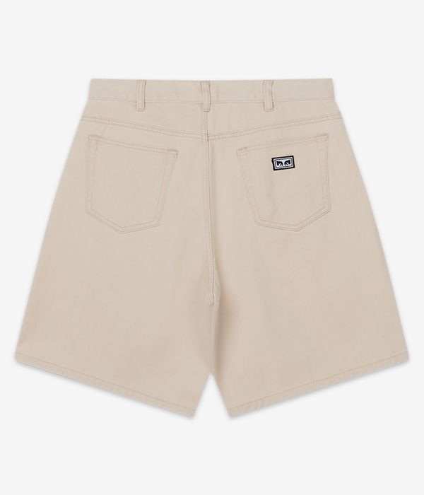 Obey Bigwig Denim Shorts (pelican faded wash)
