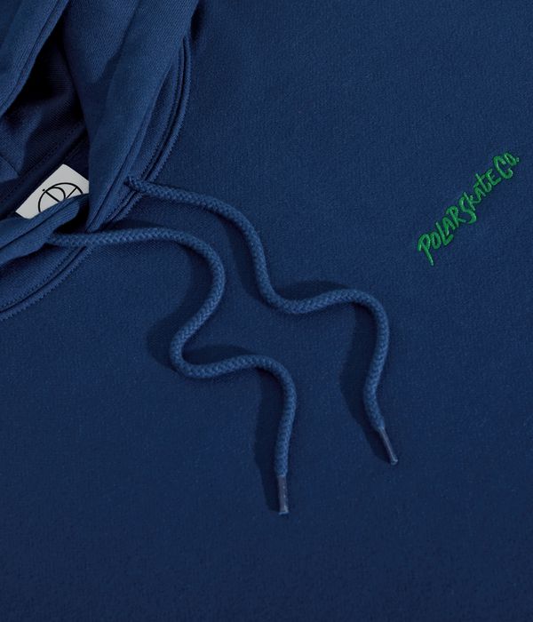 Polar Dave Surf Logo Felpa Hoodie (deep royal blue)