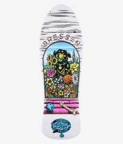 Santa Cruz Dressen Pup Reissue 9.5" Skateboard Deck (white)