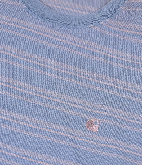 Carhartt WIP Brodine Camiseta (sorrent indigo overdyed)