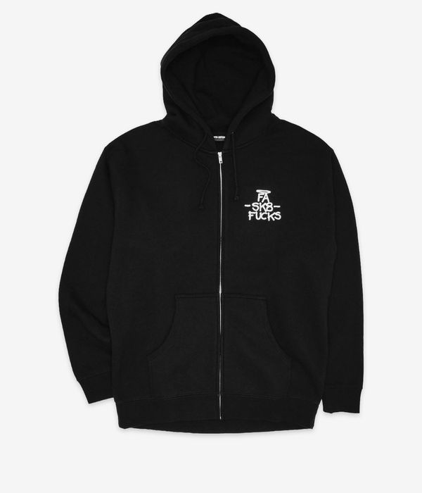 Fucking Awesome Sk8 Fucks Zip-Hoodie (black)