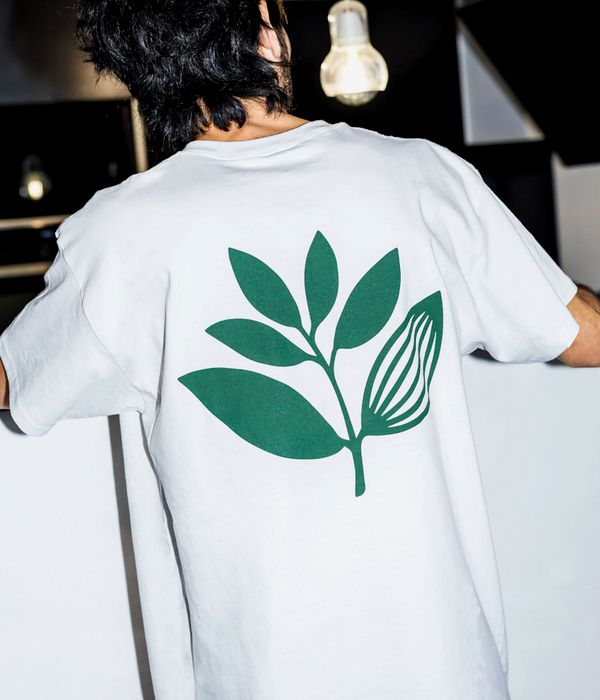 Magenta Classic Plant T-Shirt (white)