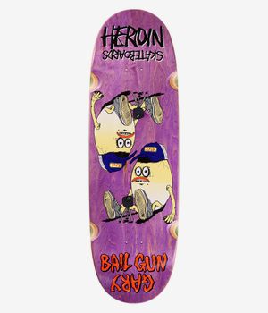 Heroin Skateboards Bail Gun Gary 4 9.75" Tavola da skateboard (pink)