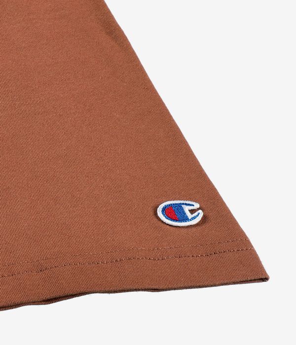 Champion Reverse Weave Basic T-Shirty (brown)