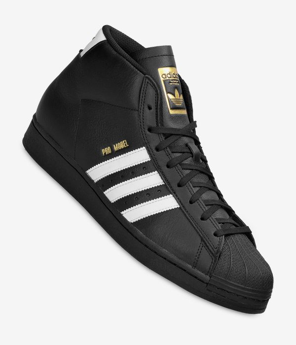 adidas Skateboarding Pro Model ADV Shoes (core black white gold)