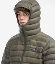 Patagonia Down Sweater Hooded Giacca (basin green)