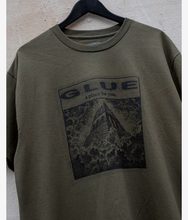 Glue Skateboards A Place For You T-Shirty (military green)
