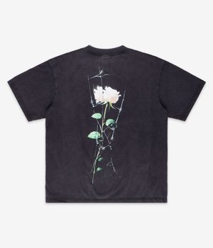 April Cracked Rose T-Shirt (vintage black)