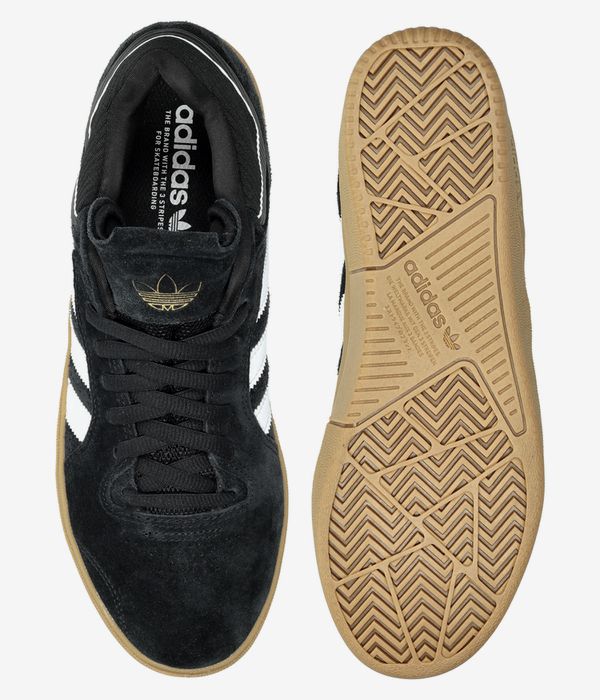 adidas Skateboarding Tyshawn Shoes (core black white gold)