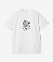 Carhartt WIP Move On Up Organic T-Shirt (white black)