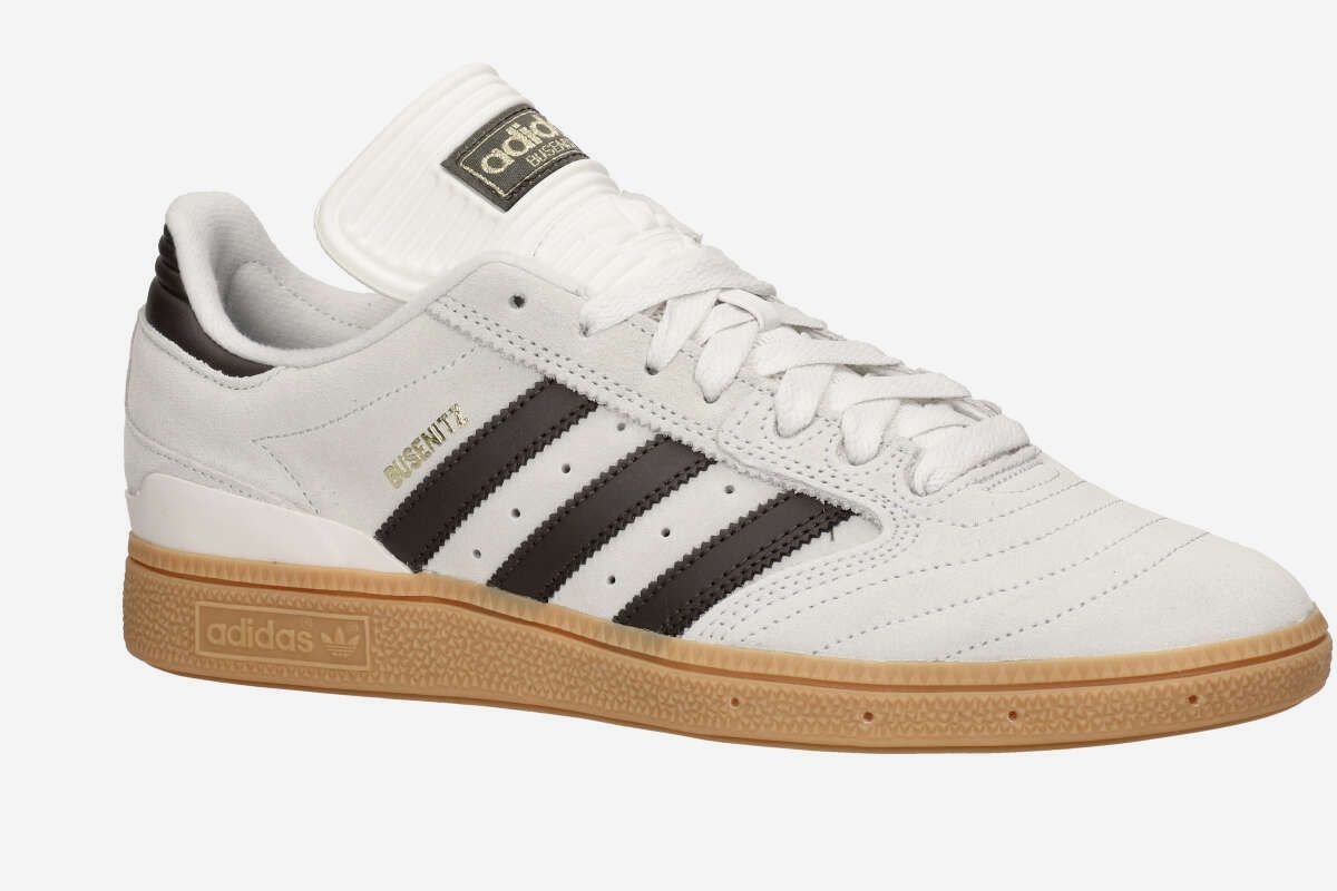 adidas Skateboarding Busenitz Shoes (crystal white shadow olive gum)