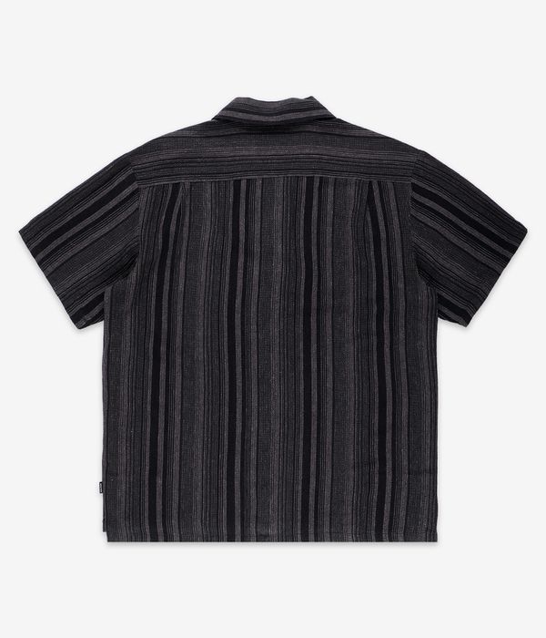 Brixton Bunker Seersucker Shirt (black charcoal)