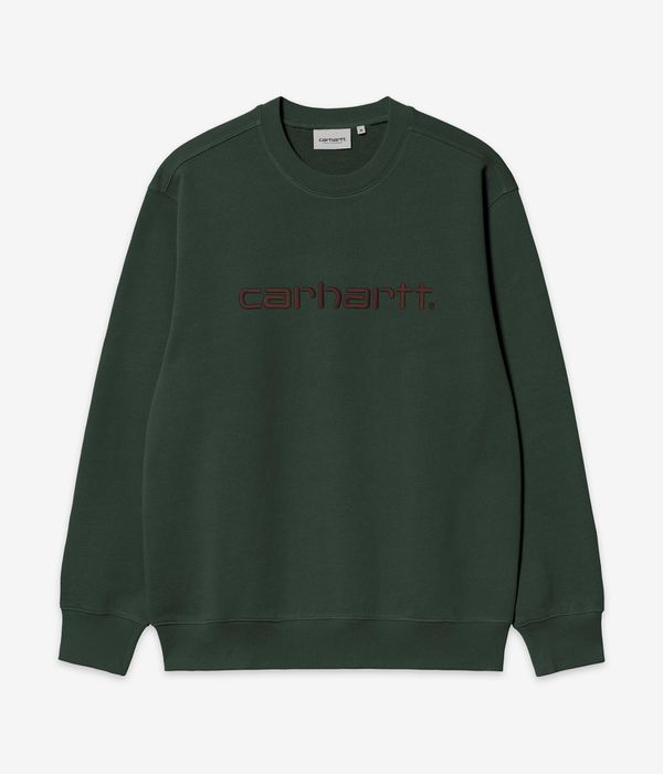 Carhartt WIP Basic Sweatshirt (dark scarab palisander)