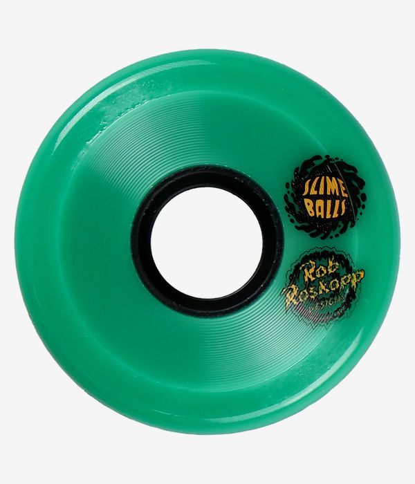Santa Cruz Roskopp Face Two Reissue OG Slime Balls Wheels (slime green) 60 mm 78A 4 Pack