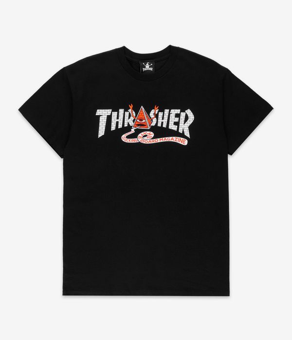 Thrasher x Toy Machine Pyramid T-Shirt (black)