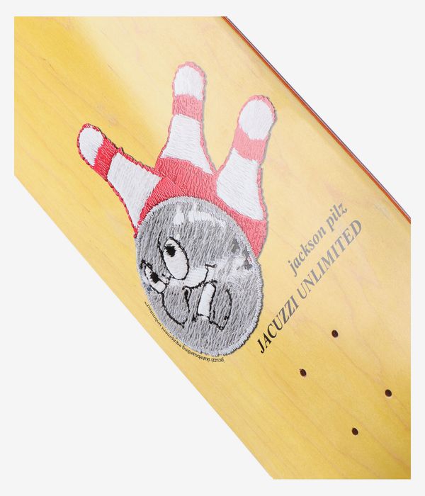 Jacuzzi Pilz Bowler 9.125" Skateboard Deck (multi)