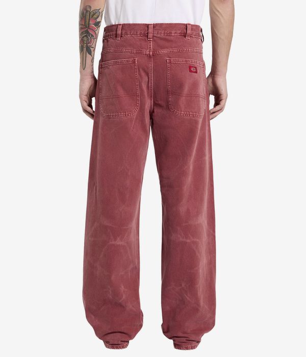 Dickies 958 Baggy Straight Work Jeansy (garnet)