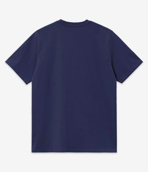 Carhartt WIP Script T-Shirt (dark navy dark scarab)