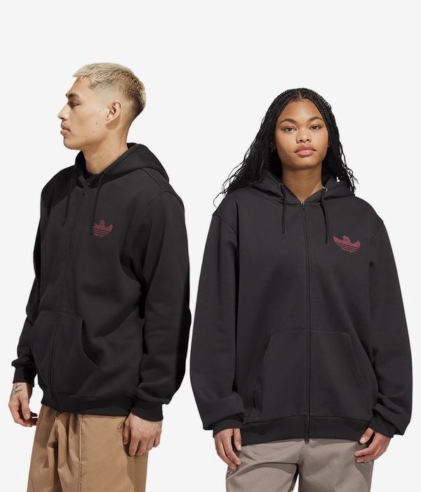 adidas Shmoo G Zip-Hoodie (black shadow red)