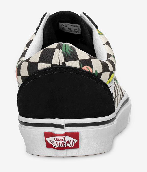 Vans Old Skool Fruit Checker Black & White Skate Shoes