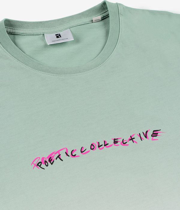 Poetic Collective Tie Dye T-Shirt (green white)