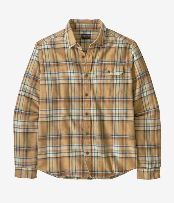 Patagonia Lighweight Fjord Flannel Shirt (daydream beeswax tan)