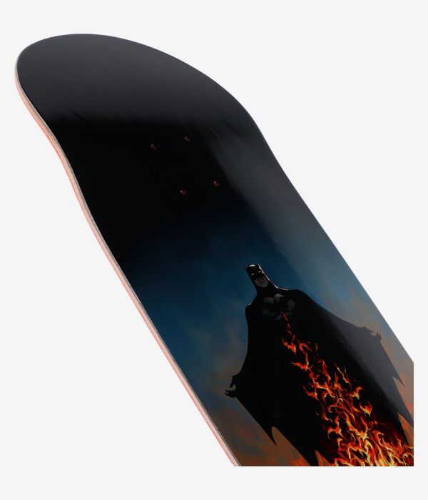 Welcome x Batman Bat Flames 9.5" Skateboard Deck (black)
