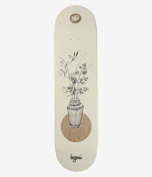 MOB X Begoni Vase 8" Tavola da skateboard (white)