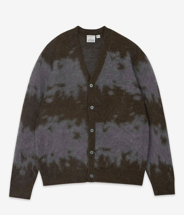 Gramicci Mohair Splatter Cardigan (slate)